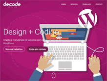 Tablet Screenshot of decodeweb.com.br
